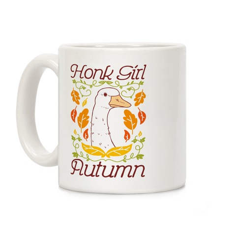 Honk Girl Autumn Coffee Mug