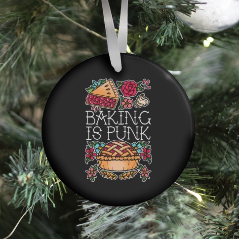 Baking Is Punk Ornament