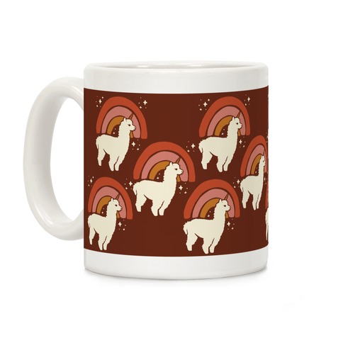 Llamacorn Pattern Coffee Mug