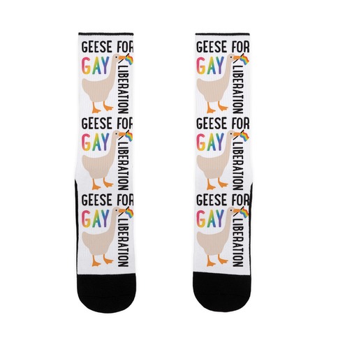 Geese For Gay Liberation Sock
