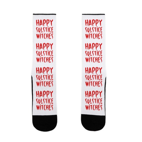 Happy Solstice Witches Parody Sock