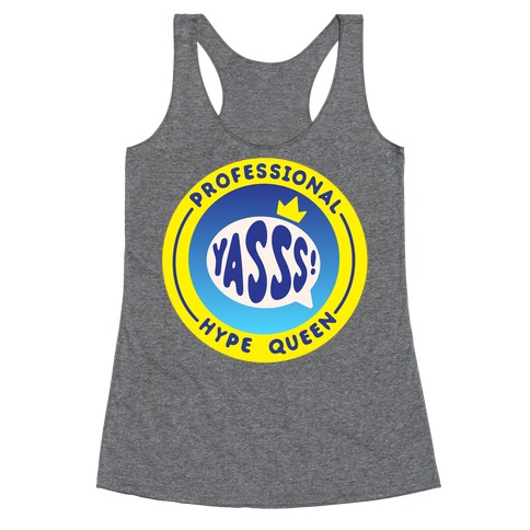 Professional Hype Queen Patch Racerback Tank Top