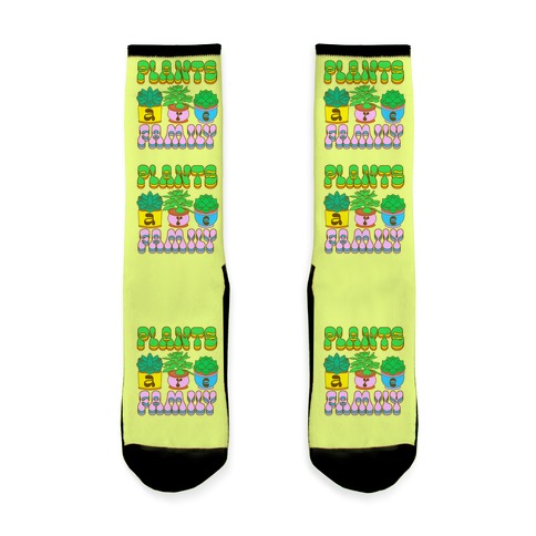 Plants Are Family Sock