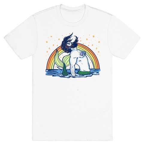 Rainbows And Mermen T-Shirt