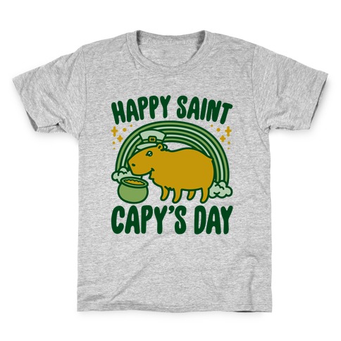 Happy Saint Capy's Day Kids T-Shirt