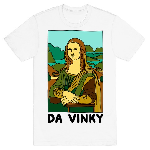 Mona Lisa Da Vinky Parody T-Shirt