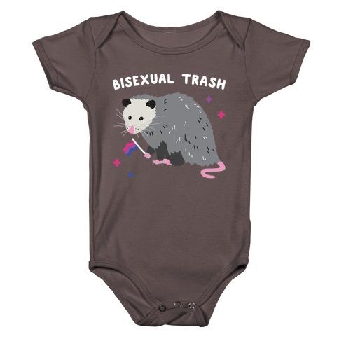 Bisexual Trash Opossum Baby One-Piece