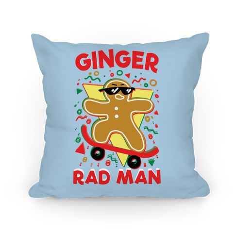 Ginger Rad Man Pillow