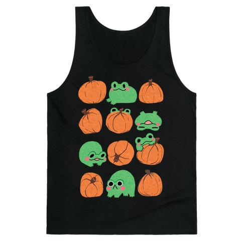 Pumpkins Frogs Tank Top
