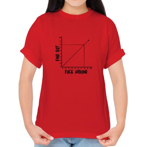 Fuck Around and Find Out Graph Chart | Essential T-Shirt