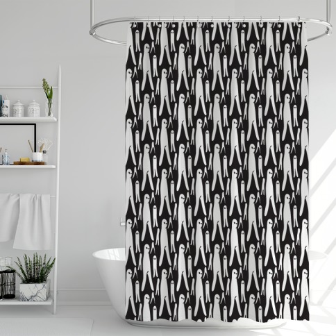 Fresno Nightcrawler Pattern Shower Curtain