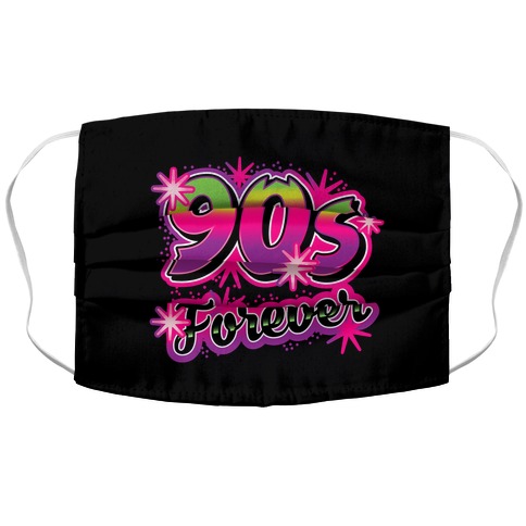 Airbrush 90s Forever Accordion Face Mask