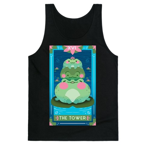 The Tower of Frogs Tank Top