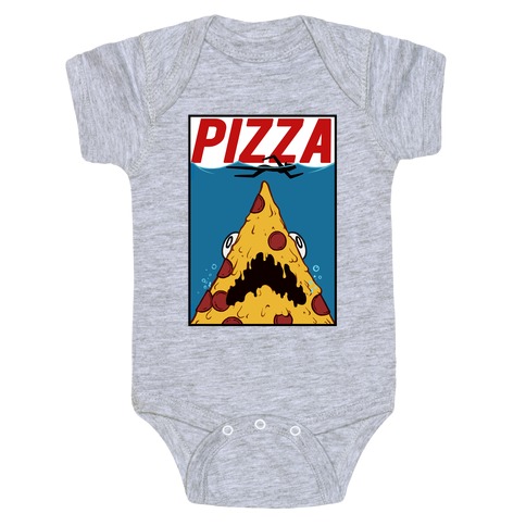 Pizza Jaws  Baby One-Piece