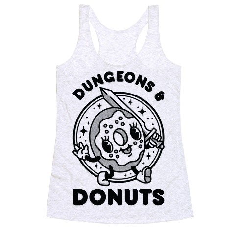 Dungeons and Donuts Racerback Tank Top