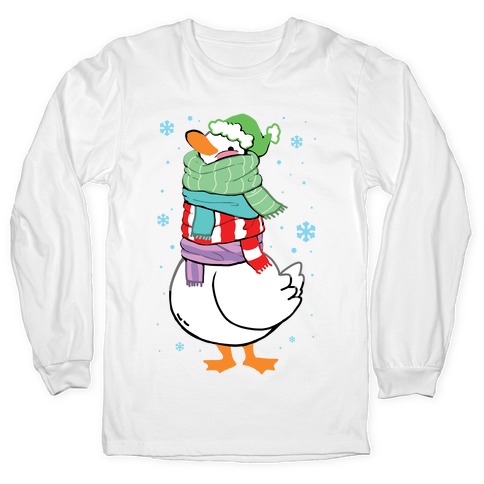 Scarf Duck Long Sleeve T-Shirt