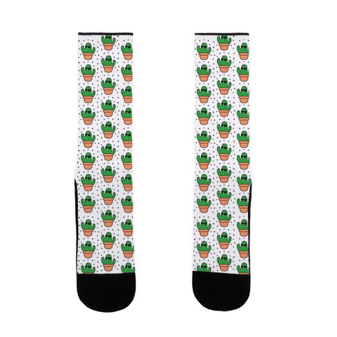 Cool Cactus Pattern Sock
