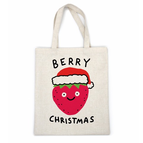 Berry Christmas Casual Tote