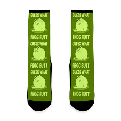 Guess What Frog Butt Sock