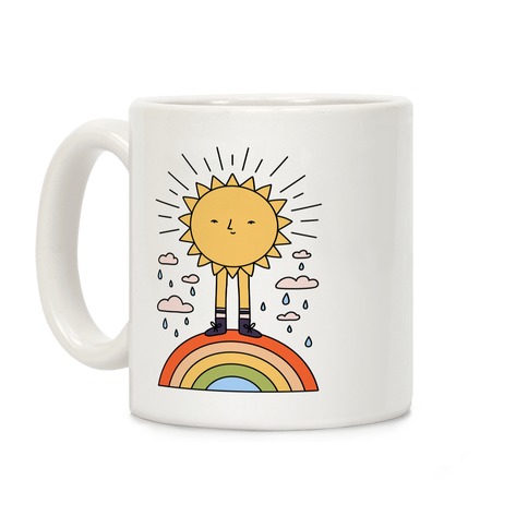 Solar Power Rainbow Coffee Mug