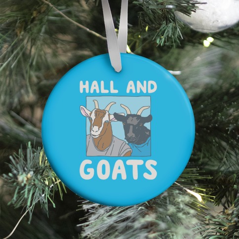 Hall And Goats Parody Ornament
