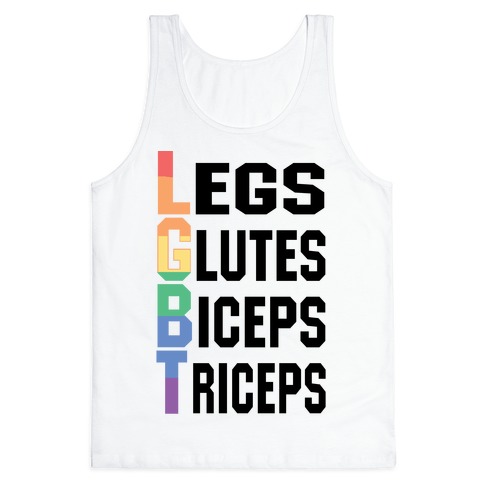 Alexandria Ocasio Men's Tanks AOC Tank Top Rainbow Shirts for Him LGBTQ Shirt 
