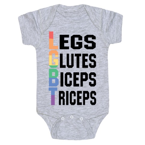 LGBT fitness Baby One-Piece