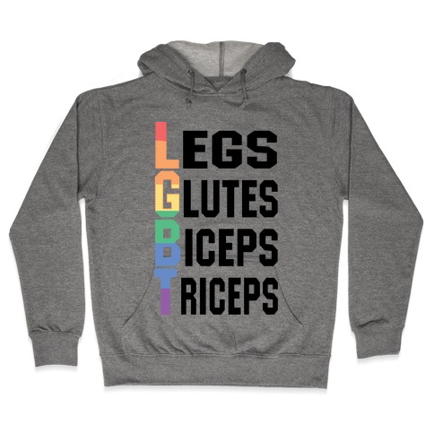 LGBT fitness Hooded Sweatshirt