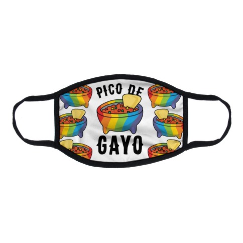 Pico De Gayo Flat Face Mask