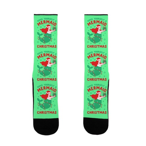 Have Yourself A Mermaid Christmas Sock