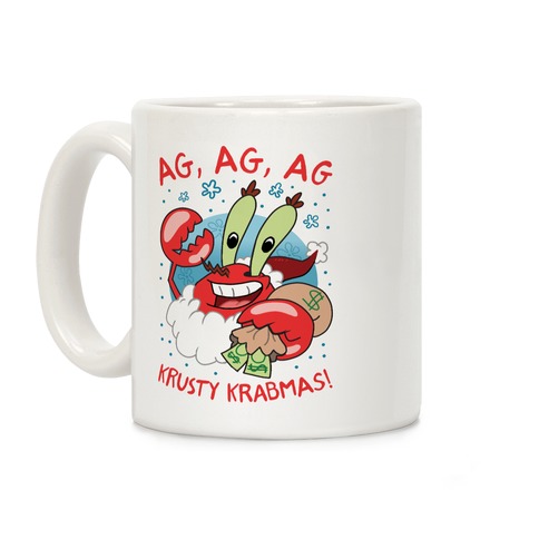 Krusty Krabmas!  Coffee Mug
