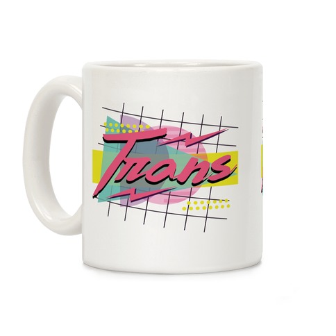 Trans 80s Retro Coffee Mug