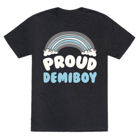 Proud Demiboy White Print T-Shirt