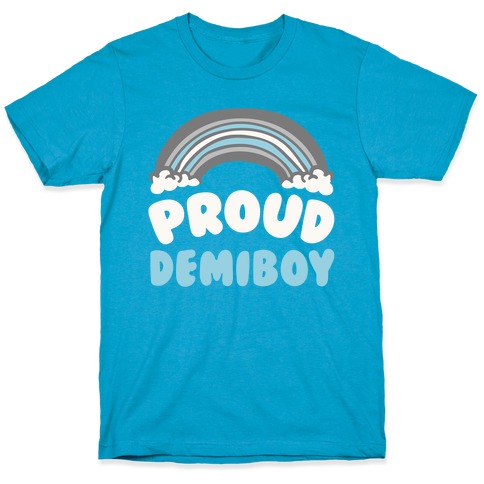Proud Demiboy White Print T-Shirt