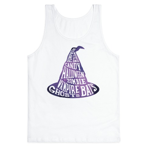 Halloween Witch's Hat Tank Top