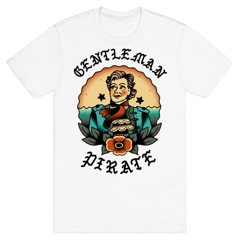 Gentleman Pirate Sailor Jerry Tattoo T-Shirt