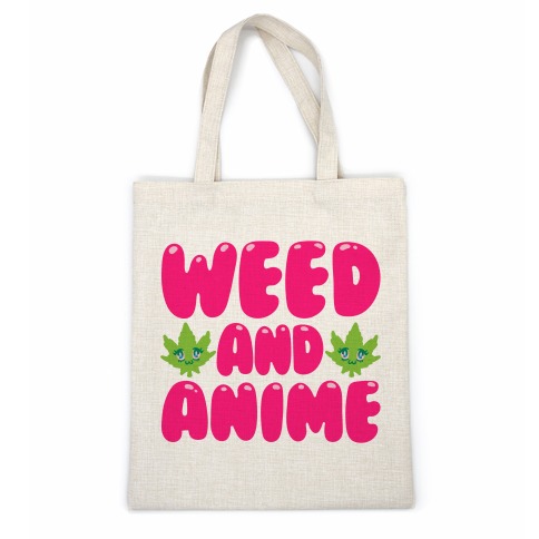 Weed And Anime Casual Tote