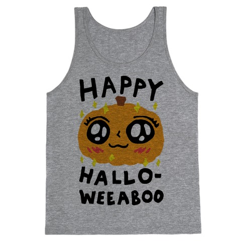 Happy Hallo-Weeaboo Pumpkin Tank Top