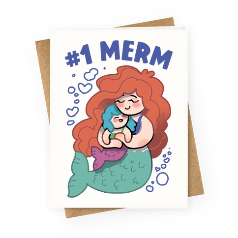 #1 Merm Greeting Card
