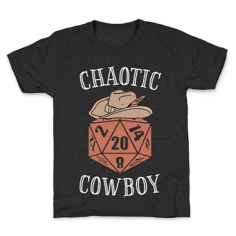 Chaotic cowboy Kids T-Shirt