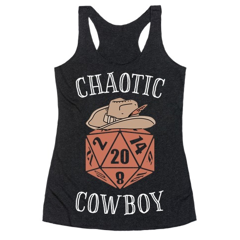 Chaotic cowboy Racerback Tank Top