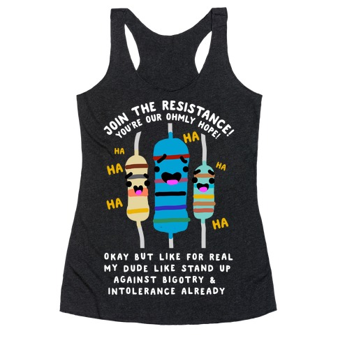 Join the Resistance Racerback Tank Top