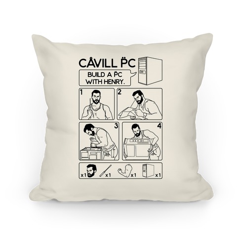 Cavill PC Parody Pillow