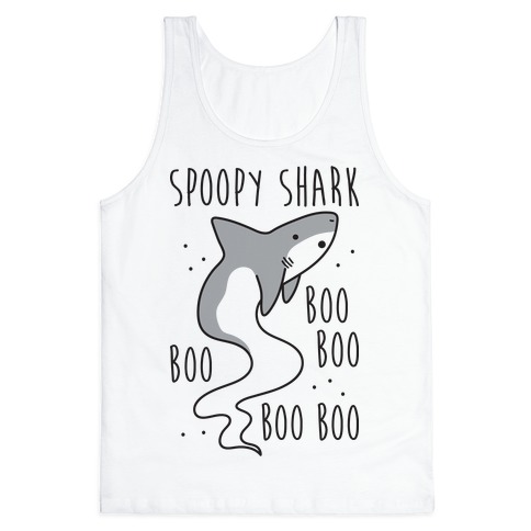 Spoopy Shark Boo Boo Boo Tank Top