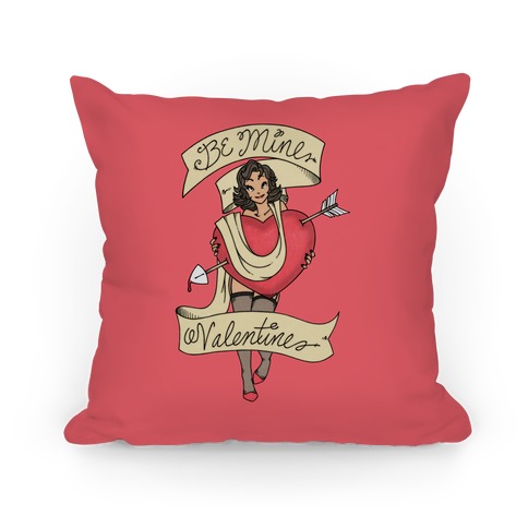 Be Mine Valentine Tattoo Pillow