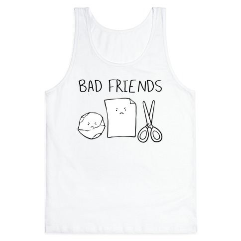 Bad Friends Parody (black) Tank Top