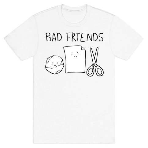 Bad Friends Parody (black) T-Shirt