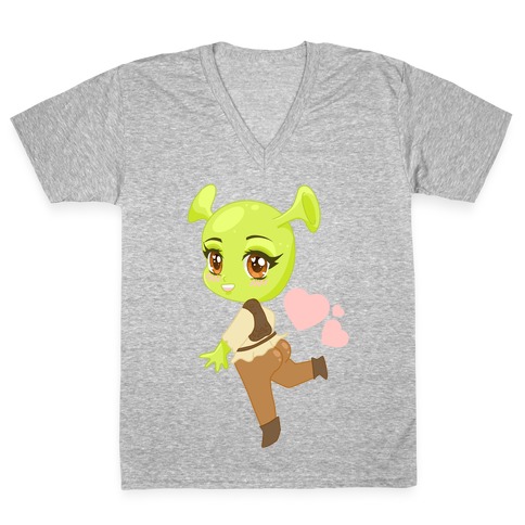 Shrek-Kun V-Neck Tee Shirt