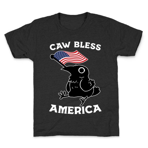 Caw Bless America Kids T-Shirt