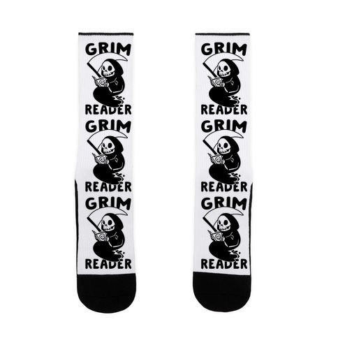 Grim Reader Sock